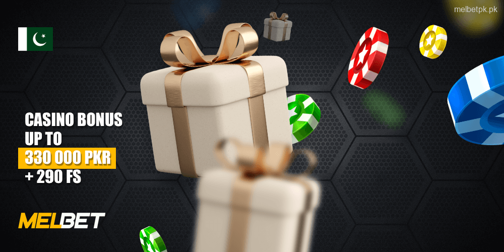 Melbet Casino offers bonuses for first deposits